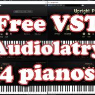 Free VST - Audiolatry 4 pianos